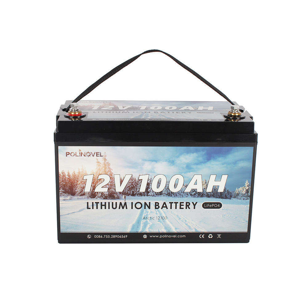 Low Temperature Deep Cycle 12V 100Ah Arctic Lithium Battery for Caravan