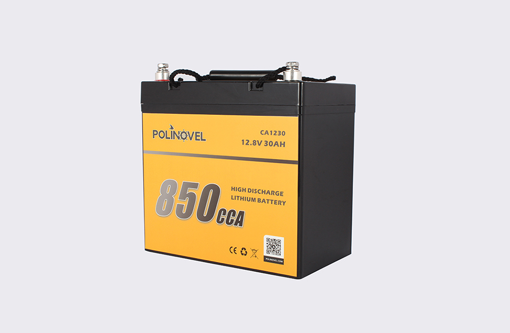 Rechargeable 12V 30Ah 850CCA Lithium Starting Battery