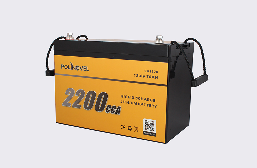 Chargeable Automotive 12V 70Ah 2200CCA Lithium Starting Battery